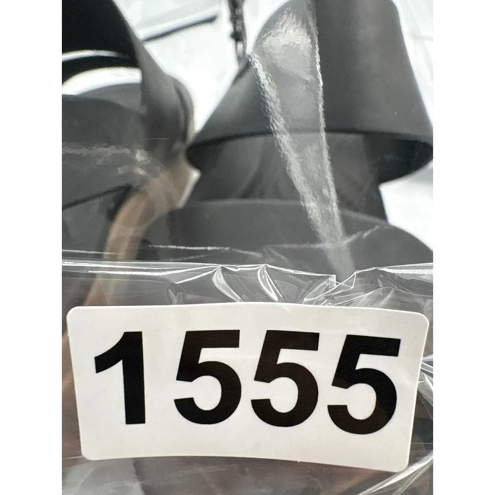 Crocs Brooklyn Low Wedge Sandals Black Mushroom Womens 9 Platform Slingback